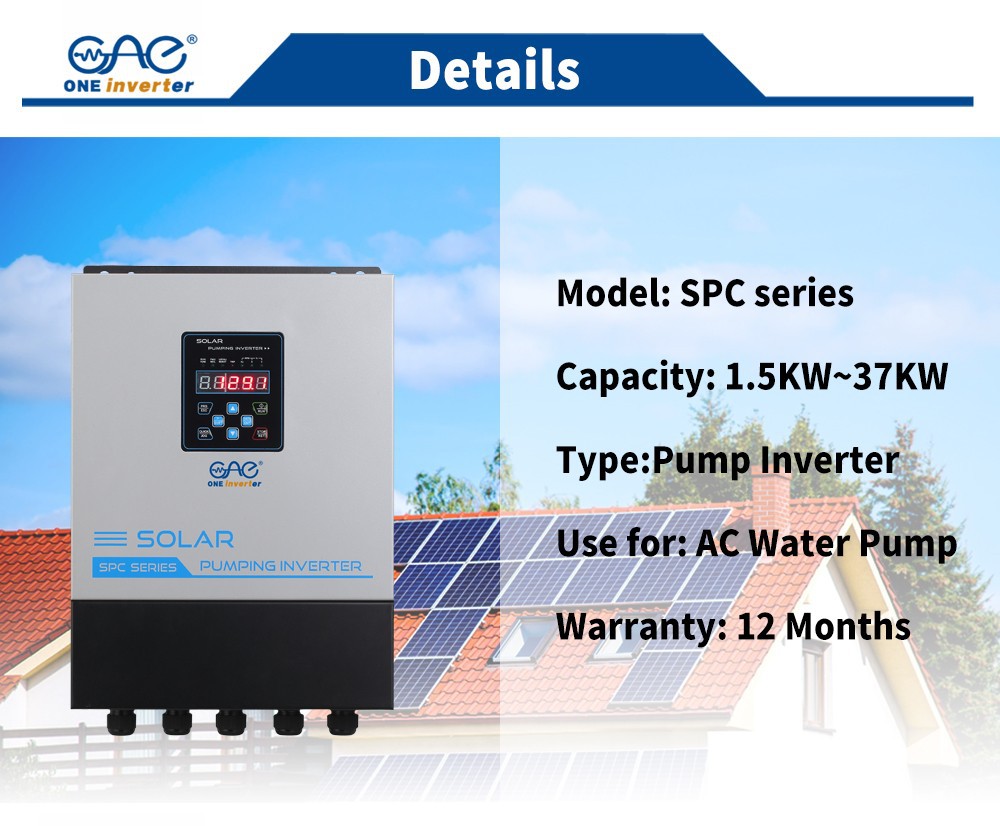 solar pump inverter for submersible